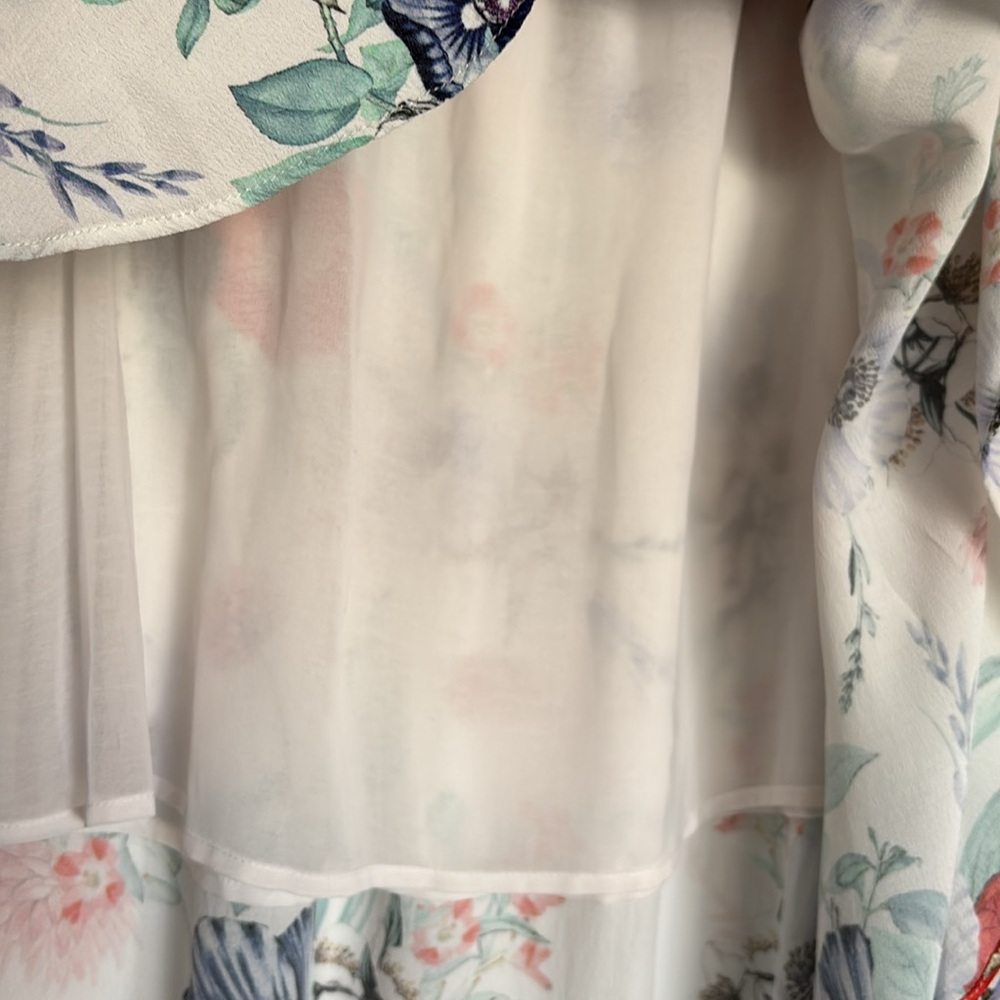Ever New Melbourne floral high low ruffled skirt - Picture 8 of 10